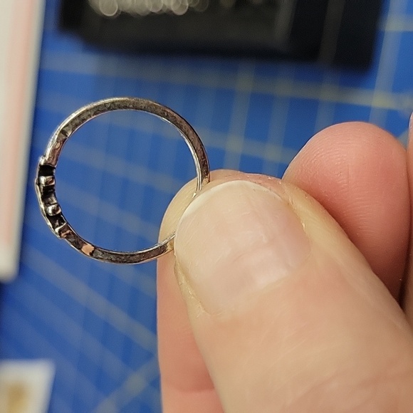 Horse Silver Tone Ring Size 6 - Picture 3 of 4